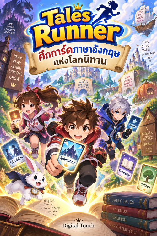 ปก Tales Runner ศึกการ์ดภาษาอังกฤษแห่งโลกนิทาน