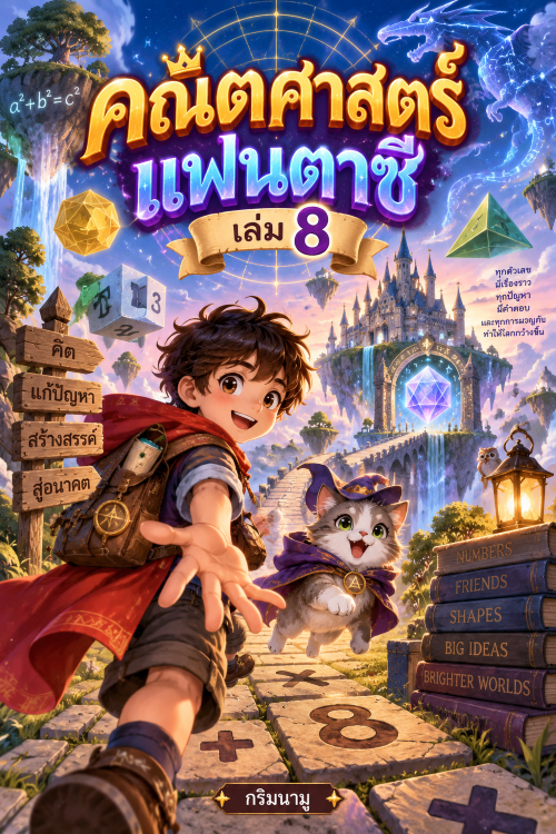 ปก คณิตศาสตร์แฟนตาซีเล่ม8 เล่มที่ 1