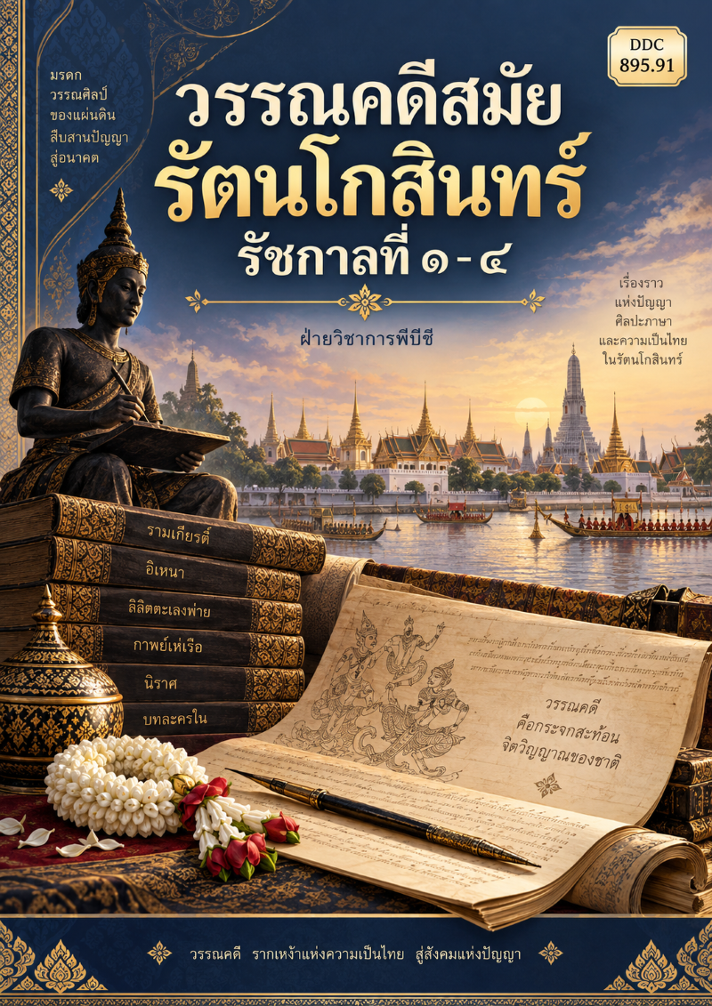 ปก วรรณคดีสมัยรัตนโกสินทร์รัชกาลที่๑-๔